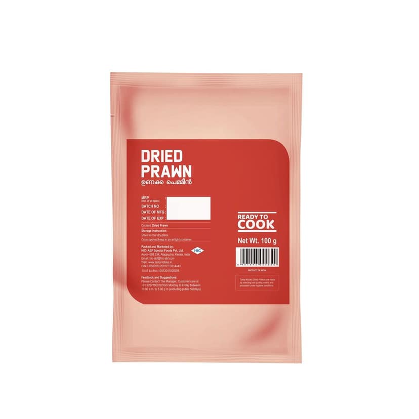 Ready to Cook Dried Prawn With Head and Tail 100g view 2
