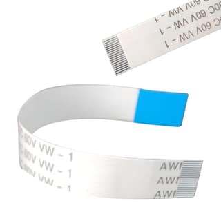 18 Pin 0.5mm Pitch 100mm Same Side Connection FFC Ribbon Flexible Flat Cable
