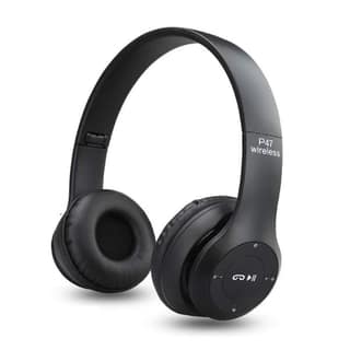 P47 Wireless Gaming Headphone Bluetooth Headset Foldable Headband Handsfree with Calling Function/Aux Line TF Card MP3 Player Headphone