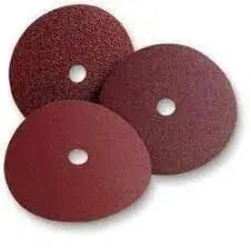H9 Aluminum Oxide 5" Sanding Discs, Grit 36, 25-Pack for Angle Grinders & Sanders, Durable Abrasive Pads for Metal, Wood