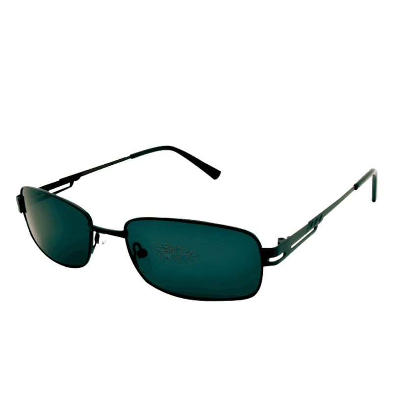 Jubleelens - Rectangle Metal Full Frame UV400 Green Sunglasses For Women & Men 2312 view 2