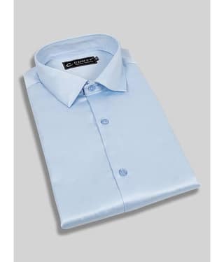 Comey Satin Slim Fit Solids Full Sleeves Men's Casual Shirt - Green ( Pack of 1 )