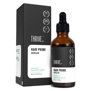 ThriveCo Anti Grey Hair Serum | Reverse Greying Hair & Beard | Advanced Clinically Proven Grey Hair Treatment | Hair Prime Serum with Arcedin + Arcolys + Biotin | Lightweight, Non Sticky | For Men & Women | 30ml ThriveCo Anti Grey Hair Serum | Reverse Gr