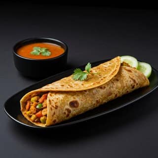 Veg. Kathi Roll