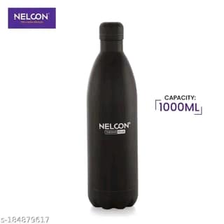 1000 Ml Capacity Blue Color Stainless Steel Water Bottle