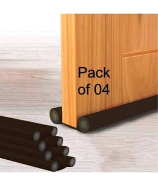 Morazo Door Bottom Sealing Strip Guard For Door (Size-39 inch) (Pack of 4 ) (Brown) Door Seal