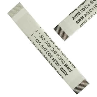 20 Pin 0.5mm Pitch 65mm Same Side Connection FFC Ribbon Flexible Flat Cable