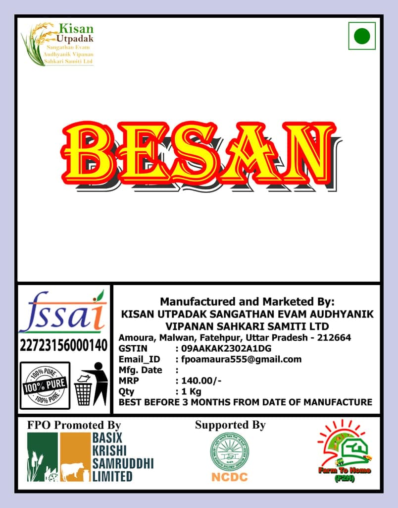 100% Pure Besan 1 Kg view 2