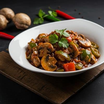 Mushroom Chilli