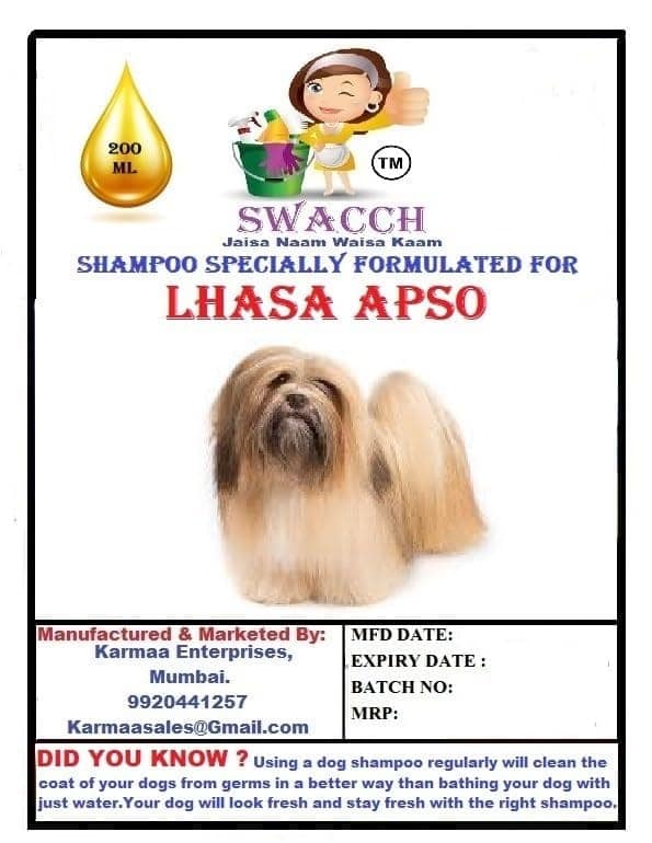 SWACCH Premium Shampoo for Lhasa APSO (200ML) (Combo Pack of 3) Lemon, Jasmine & NEEM ALOVERA view 2