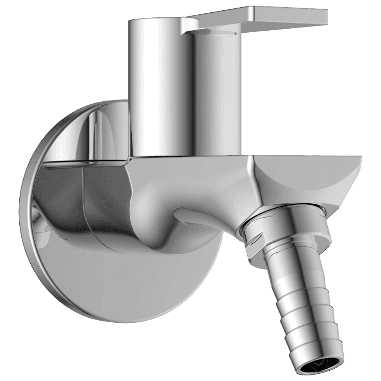 RL-617 Nozzle Bib Tap With Wall Flange (AC-17) view 2