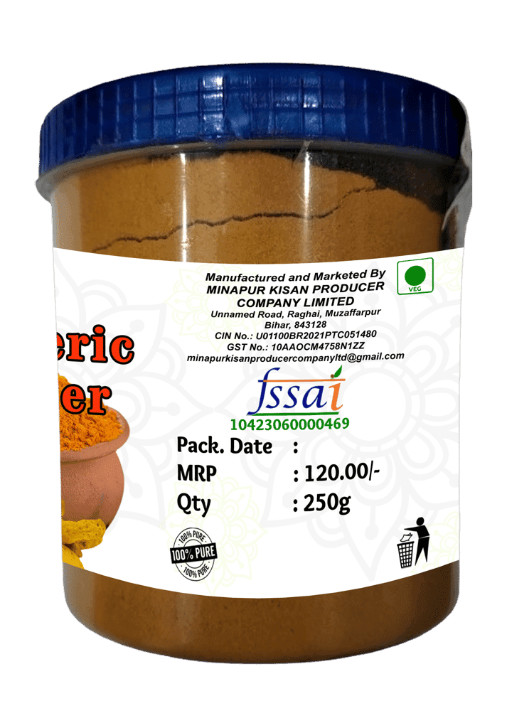 Turmeric Powder - 100% Pure & Natural Haldi Powder | 250gm view 2