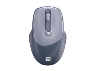 Portronics Toad 7 Wireless Mouse, Bluetooth 5.3V & 2.4 GHz Wireless, Adjust Sensitivity Upto 3200 DPI, Rechargeable Built in Battery - Grey