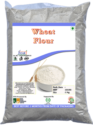 100% Pure Wheat Flour, 5 Kg (Pack of 5)