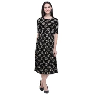 SHOPPING QUEEN Women Rayon Anarkali Kurta
