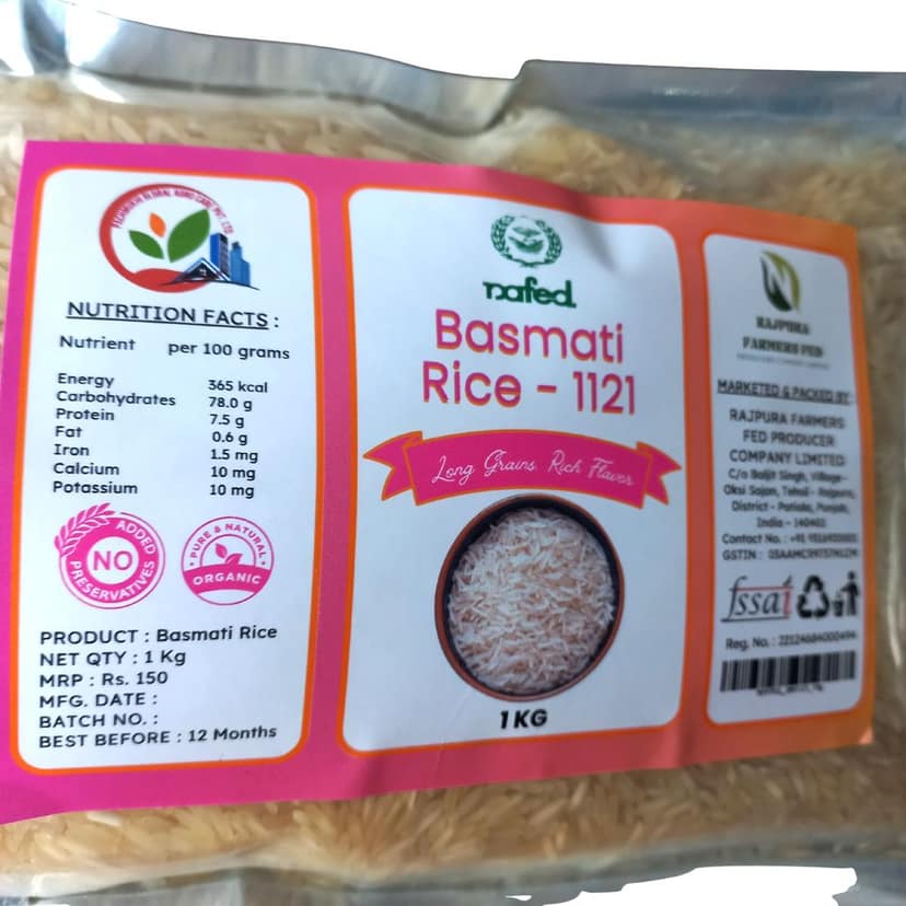 Basmati Rice - 1121 view 2
