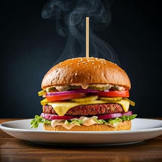 Veg King Size Burger