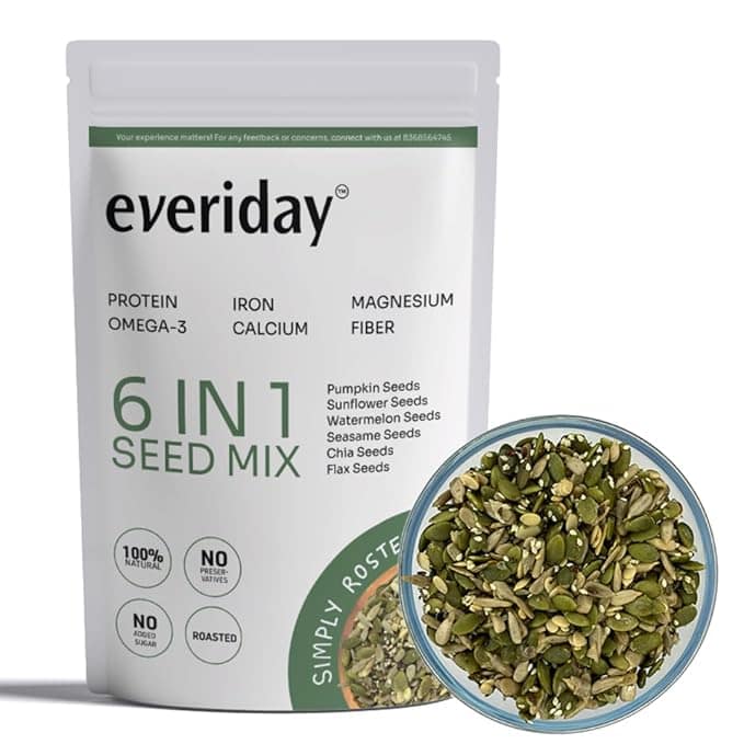 Everiday Simply Roasted Six in One Super Seed Mix Healthy Roasted Seeds 250 g