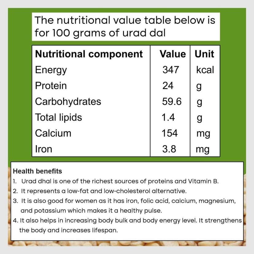 Urad Dal (1 kg) view 2