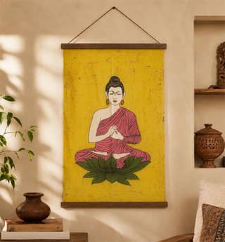 Handcrafted Batik Print Cotton Wall Hanging