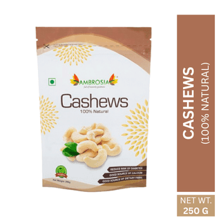 Ambrosia Indian Cashew 250g (Pack of 1) cashews