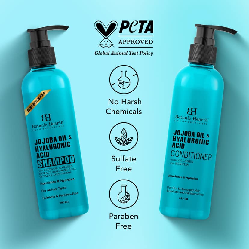 Jojoba & Hyaluronic Acid - Shampoo & Conditioner Set (Pack of 2) view 2