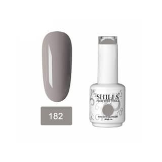 SHILLS PROFESSIONAL UV/LED Soak Off Gel Polish (Gel Nail Polish) Nail Art Nail Polish Color Shade 182, Glossy Finish, 15ml SHILLS PROFESSIONAL UV/LED Soak Off Gel Polish (Gel Nail Polish) Nail Art Nail Polish Color Shade 182, Glossy Finish, 15ml - Shade
