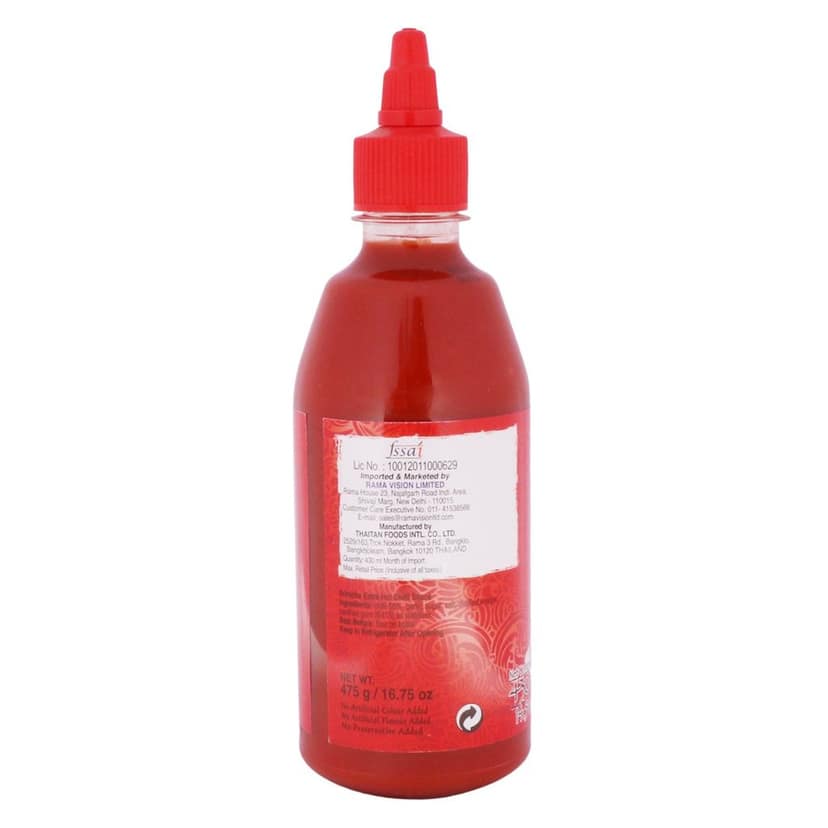 Real Thai Sriracha Extra Hot Chilli Sauce 430 ml Pet Bottle view 2