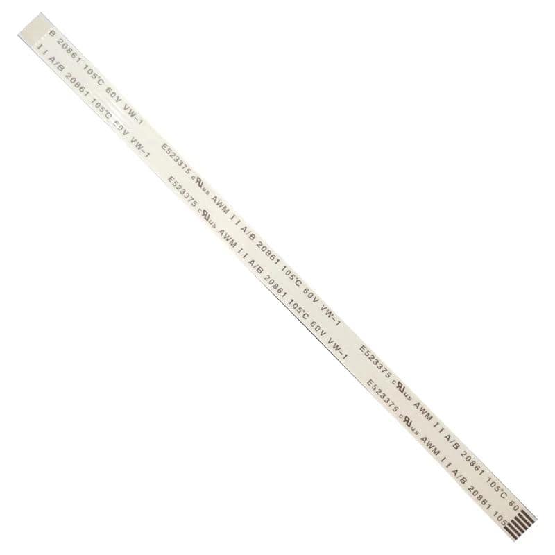 10 Pin 0.5mm Pitch 380 mm Same Side Connection FFC Ribbon Flexible Flat Cable