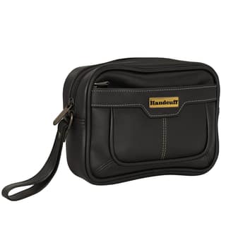 Handcuffs Toiletry Bag for Men | Travel Essentials Kit | Grooming Handbag | Toiletries Shaving Kit | Cosmetics Accessories Pouch | Multipurpose Organizer Bag for Daily Use (Black) Handcuffs Toiletry Bag for Men | Travel Essentials Kit | Grooming Handbag