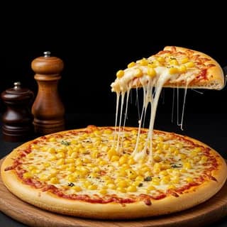 Corn Cheese Pizza