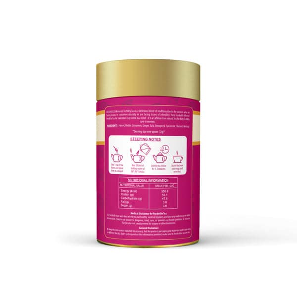 Freshville Women Fertility Tea 15 Days Pack Supports Hormonal Balance and Fertility 50gram view 2