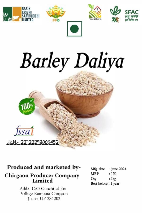 Barley Daliya | 1Kg (pack of 2) view 2