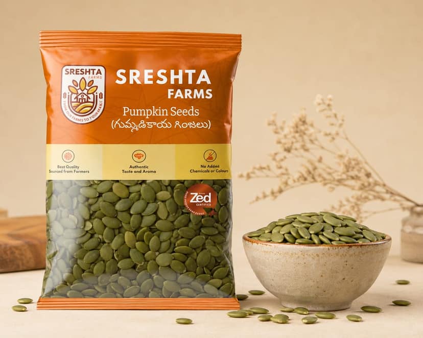 Sreshta Farms Pumpkin Seeds 100g view 2