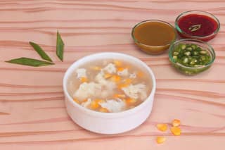 Chicken sweet corn soup