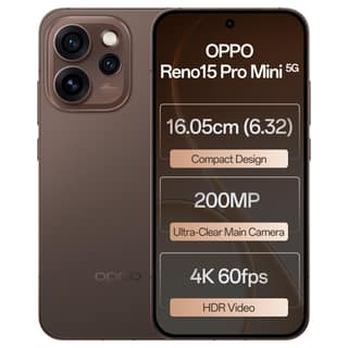 Oppo Reno15Pro mini 5G (Cocoa Brown, 12GB RAM, 256GB Storage) with No Cost EMI/Additional Exchange Offers