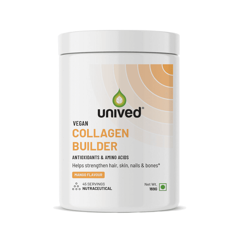 Unived Collagen Builder for Skin, Hair, Nails & Joints Mango