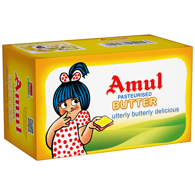 Amul Pasteurised Butter, 500 G Carton view 2