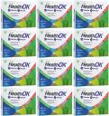 Health OK Natural Ginseng Taurine power Daily Energy alertness Vitamin D C & multivitamins minerals for Overall Health 10 Tablets x Pack of 12