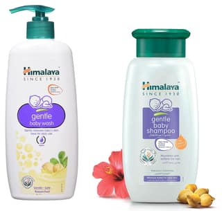 Himalaya Baby Shampoo (400 ml) and Gentle Wash (400ml) Combo Himalaya Baby Shampoo (400 ml) and Gentle Wash (400ml) Combo - White Lavender / 2 piece set