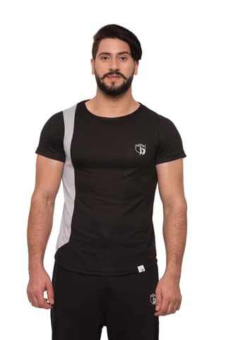 Charlie Wolf Panel Half Sleeve T- shirts