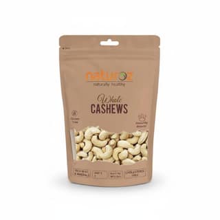 Naturoz Whole Cashews - 250 gm - One pack of whole cashews