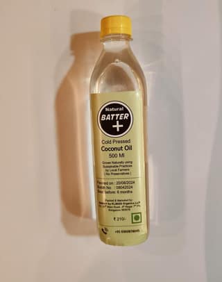 Batterplus Cold Pressed Coconut Oil 500 Ml