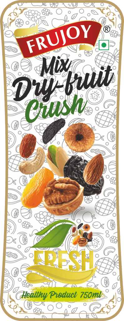Frujoy Mix Dry Fruit Crush 750ml | For Fruit Mocktail | Cocktail | Cake | Baking Essentials | Juices | Beverages view 2