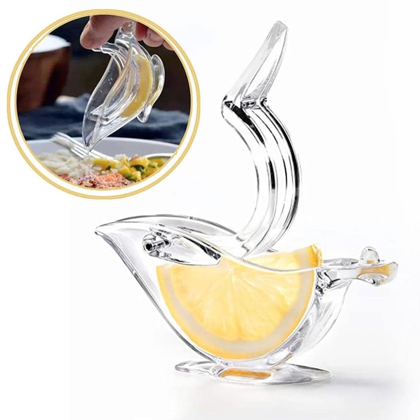 DHRUVINSRI Transparent Boat Shape Lemon Squeezer | Non-Toxic, Safe, and Simple to Use |for Citrus | Pack of 1 view 2
