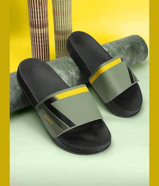 CLOSHO White Men's Slide Flip Flop
