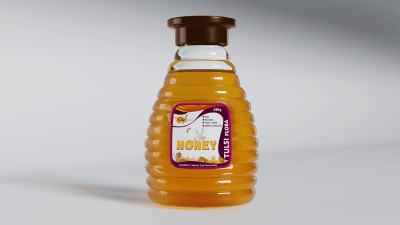 GUJBEE Tulsi Flora Honey – 280 gm