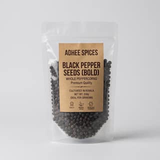 Adhee Spices Black Pepper Seeds (Bold)