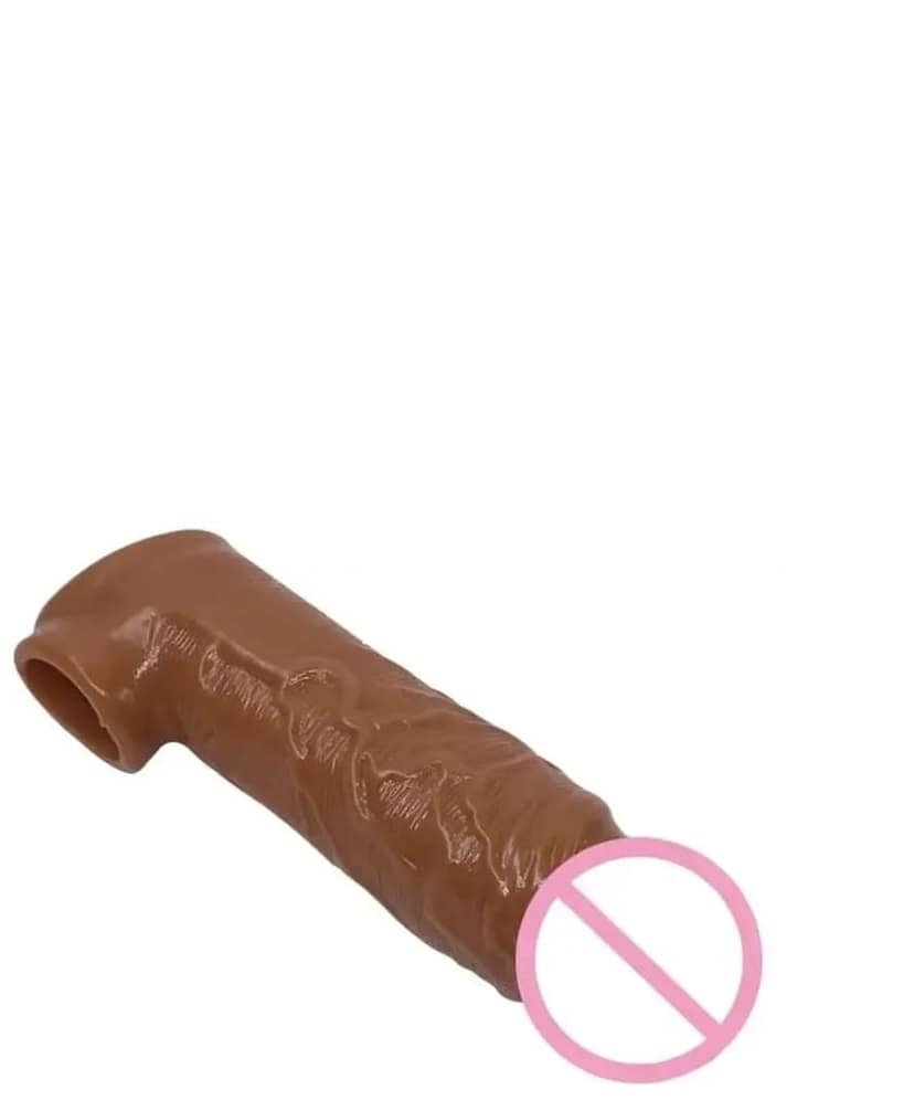 Infinity Love 6 Inch Jumbo Dragon Silicone Condom – Skin Color view 2