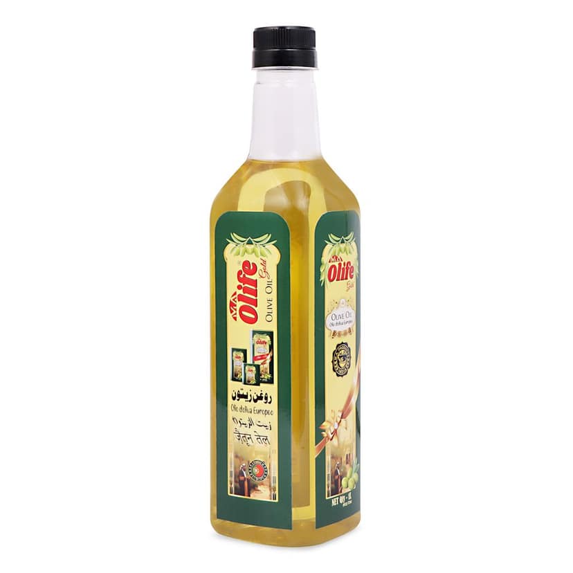 MA Olife Gold Olive Massage Oil | Cooking Oil – Pure Olive Oil, 1 Litrel – For Skin, Hair, Cooking and Multipurpose Benefits view 2